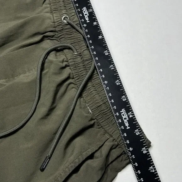 Rocaware Men's Joggers Stretch Drawstrings Olive Green Size XL ~Xl Side Pockets - Picture 4 of 9